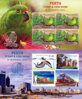 Australia / Australië - Postfris / MNH - Complete Set Sheets Perth Stamp Show 2024 - Nuovi