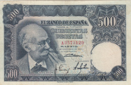 CRBS1201 BILLETE ESPAÑA 500 PESETAS 1951 MBC - Otros & Sin Clasificación