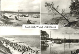 72024240 Koserow Ostseebad Usedom Fischereistrand Ufermauer Streckelberg Badestr - Sonstige & Ohne Zuordnung