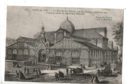 Paris 3 ème Ar (75) : Le Marché Ou Le Carreau Du Temple En 1864 Ed 1910 PF. - Arrondissement: 03
