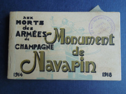 Monument Aux Morts Navarin PGM    Carnet De 10 Cartes        CP240265 - Autres & Non Classés