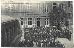 MEZIERES - Ecole Primaire Supérieure De Filles - Cour De Récréation - Sonstige & Ohne Zuordnung