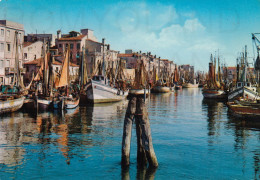 CARTOLINA  C18 CHIOGGIA,VENEZIA,VENETO-CANALE S.DOMENICO-MEMORIA,CULTURA,IMPERO ROMANO,BELLA ITALIA,VIAGGIATA 1971 - Venezia (Venice)