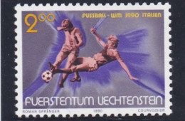 Liechtenstein 1990, Cat. Zumstein 937 **.Italia 90, Coupe Du Monde De Football. - Nuevos