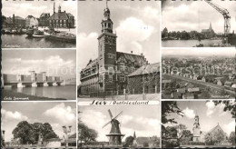 72024091 Leer Ostfriesland Rathaus Hafen Evangelische Kirche Leda Sperrwerk  Lee - Leer