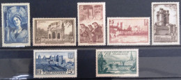 FRANCE                           N° 388/394                NEUF*                Cote : 72 € - Unused Stamps