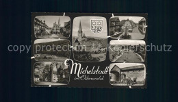 72024075 Michelstadt Burg Strassenansicht Kirche Michelstadt - Michelstadt