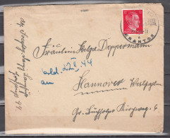 DR 1944,Mi. 827 Auf Brief Mit Stempel Danzig 500 Jahre Krantor Nach Hannover(D3820) - Lettres & Documents