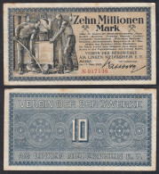 Moers 10 Millionen Mark 1923 Notgeld Verein Der Bergwerke Am Linken Niederrhein - Sonstige & Ohne Zuordnung