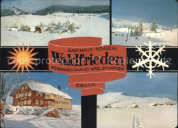 72024026 Herrenschwand Gasthaus Pension Waldfrieden Todtnau - Todtnau