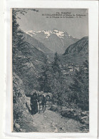 CPA :  14 X 9  -  BOURG-d'OISANS  Et  Chaîne  De  Belledonne  Sur  Le  Chemin  De  La  Gardette - Bourg-d'Oisans