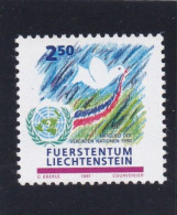 Liechtenstein 1991, Cat. Zumstein 957 **.Admission Du Liechtenstein à L'ONU. - Ongebruikt