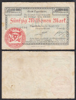 Oggersheim 50 Millionen Mark 1923 Notgeld 4-stellig Bürgermeisteramt   (32801 - Sonstige & Ohne Zuordnung