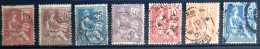 FRANCE                           N° 112/118                OBLITERE               Cote : 45 € - Used Stamps