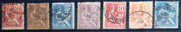 FRANCE                           N° 112/118                OBLITERE               Cote : 45 € - Used Stamps