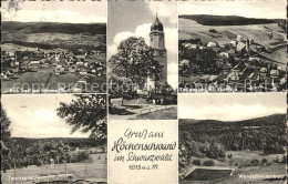 72023574 Hoechenschwand Kurhaus Waldschwimmbad Tennisplatz Kirche Hoechenschwand - Höchenschwand