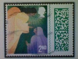 Great Britain, Scott #4293, Used (o), 2022, Christmas: The Annunciation, 2nd, Multicolored - Zonder Classificatie