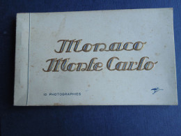 Monaco    Monte Carlo    Carnet De 10 Cartes        CP240272 - Autres & Non Classés