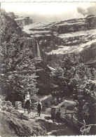 *CPSM - 65 - GAVARNIE - Le Cirque Et La Grande Cascade - Mule - Gavarnie