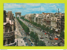 75 PARIS N°24 Champs Elysées Arc De Triomphe Taxi Versailles ISETTA Citroën 2CV Camionnette Peugeot 403 VOIR DOS - Triumphbogen