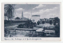 39063521 - Rheine Mit Anlagen Vor Der Hindenburgbruecke. Feldpost, Stempel Von 1943 Kleiner Knick Unten Rechts, Leichte - Ibbenbueren