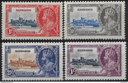 1935 Barbados Silver Jubilee 4v. MNH SG. N. 241/44 - Sonstige & Ohne Zuordnung