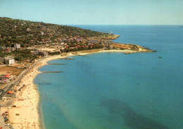 RECTO/VERSO - CPSM - SETE - VUE AERIENNE - LA CORNICHE ET SES PLAGES VUE D'AVION - Sete (Cette)