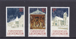 Liechtenstein 1992, Cat. Zumstein 992/94 **.Timbres De Noël. - Unused Stamps