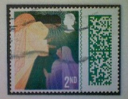 Great Britain, Scott #4293, Used (o), 2022, Christmas: The Annunciation, 2nd, Multicolored - Unclassified