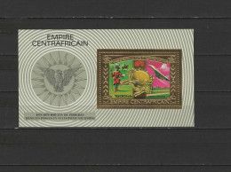 Central Africa 1978 UPU Centenary, Concorde Gold S/s MNH -scarce- - U.P.U.