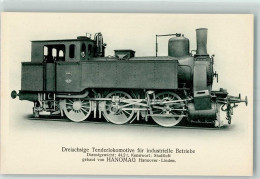 13171221 - Dreiachsige Tenderlokomotive Fuer Industrielle Betriebe Hanomag PK 2308 Kennwort Stadtluft - Treinen