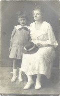 ROMANIA CLUJ-NAPOCA 1920, PHOTO CCA.13.50*8.50 CM - PORTRAIT OF MOTHER WITH DAUGHTER - Roumanie