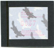 AUSTRALIA - 1987  37c  FRAMA  PLATYPUS  POSTCODE  5000 (ADELAIDE)  MINT NH - Automatenmarken [ATM]