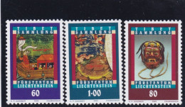 Liechtenstein 1993, Cat. Zumstein 1002/04 **.Collection D'art Tibétain De La Principauté. - Unused Stamps