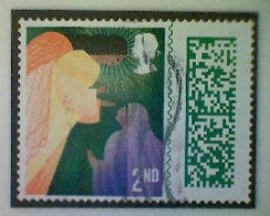 Great Britain, Scott #4293, Used (o), 2022, Christmas: The Annunciation, 2nd, Multicolored - Non Classificati