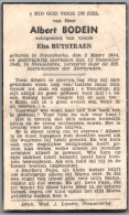 Bidprentje Nieuwkerke - Bodein Albert (1904-1946) Plooien - Devotieprenten
