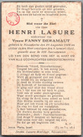 Bidprentje Nieuwkerke - Lasure Henri (1866-1942) - Andachtsbilder
