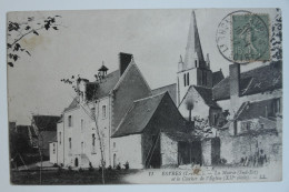 Cpa 1917 ESVRES La Mairie Et Le Clocher De L'église - NOV41 - Sonstige & Ohne Zuordnung