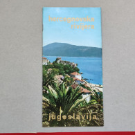 HERCEG NOVI RIVIERA - MONTENEGRO, Vintage Tourism Brochure, Prospect, Guide (pro5) - Tourism Brochures