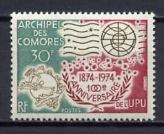 Comoro Islands - Comores 1974 UPU Centenary, Stamp MNH - U.P.U.