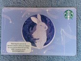 GIFT CARD - STARBUCKS - HONG KONG - 6300 - YEAR OF THE RABBIT - Gift Cards