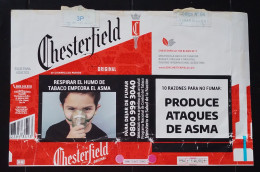 Paquete De Cigarrillo Chesterfield De Argentina. - Estuches Para Cigarrillos (vacios)