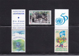 Liechtenstein 1995, Cat. Zumstein 1047/49 **. Anniversaires Divers. - Nuevos