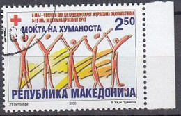 NORDMAZEDONIEN  Zwangszuschlagsmarke 108,  Gestempelt, Rotes Kreuz, 2000 - Noord-Macedonië