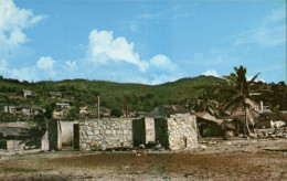 Dominican Republic, BARAHONA, Ruins Enriquillo Old Village (1960s) Postcard - República Dominicana