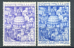 REPUBBLICA 1950 ANNO SANTO ** MNH - 1946-60: Nieuw/plakker