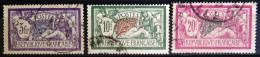 FRANCE                           N° 206/208                OBLITERE               Cote : 73 € - Used Stamps