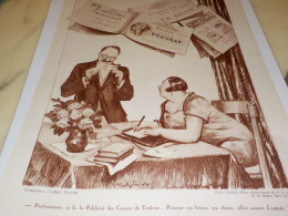 ANCIENNE PUBLICITE DES CARNETS DE TIMBRES 1925 - Publicidad