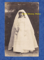 CPA Photo - DIEKIRCH - Portrait De Gabrielle MATHIEU Le 18 Mars 1919 - Robe De Communion Enfant Fille Luxembourg - Diekirch