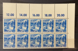 Rheinland-Pfalz - 1947 - Michel Nr. 7 P OR Bogenteil - Postfrisch - Rijnland-Palts